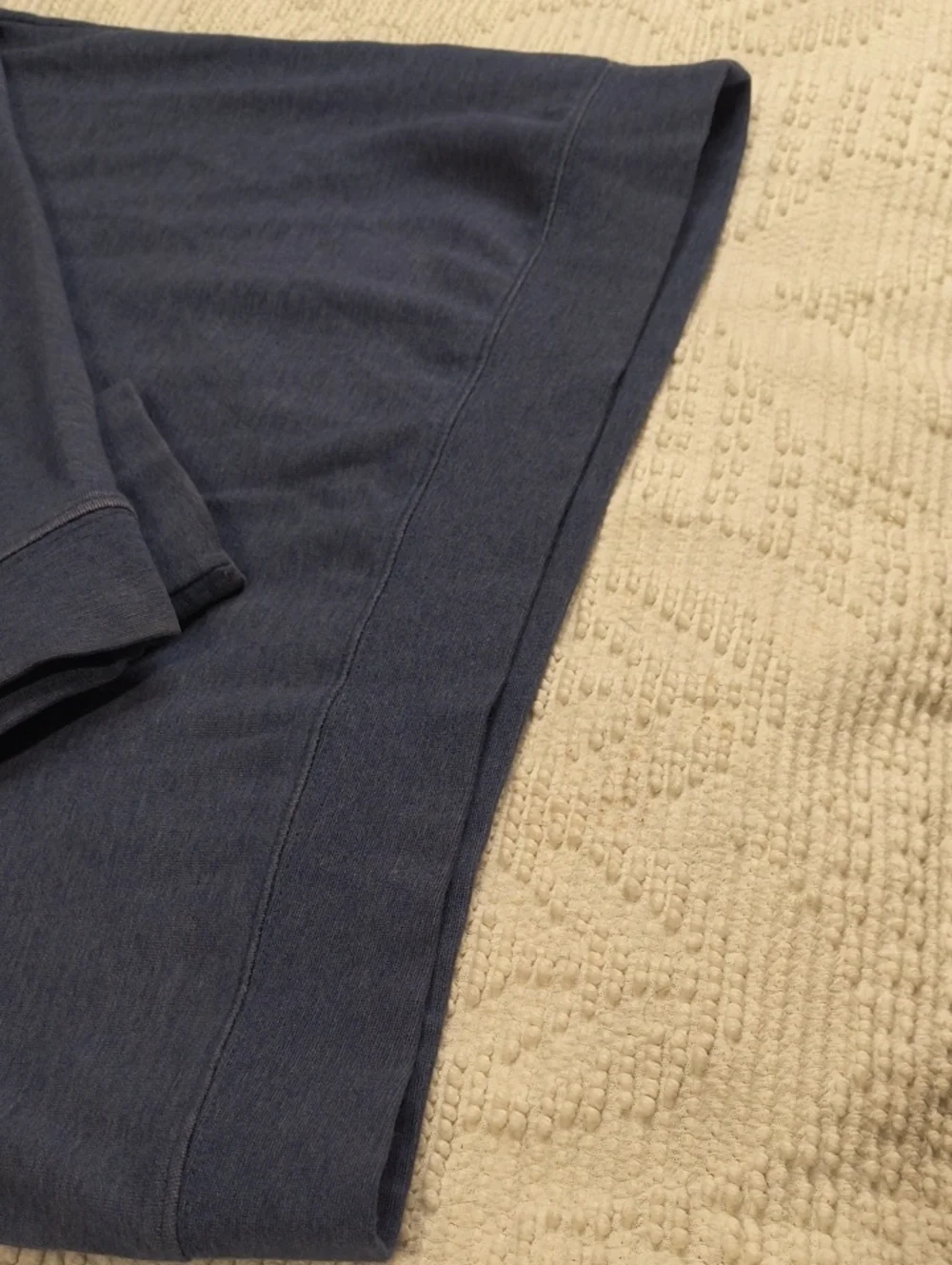 Johnnie O Men's Half-Zip Pullover Slate Blue Grey Heather Medium Double Fab Zip